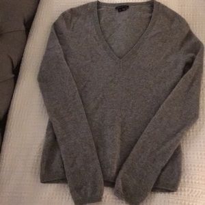 Theory Grey Cashmere Sweater